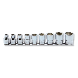 Hand Socket 3/8" "(9.5 mm) 12-Sided Socket Rail Set RS3405A/9