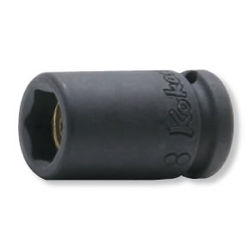 Impact Socket 1/4 "(6.35 mm) Hex Socket (With Magnet) 12400MG/12400AG (12400MG-5)