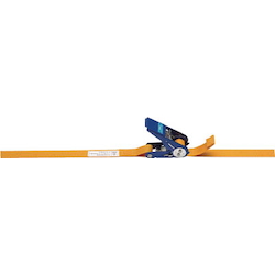 Lashing Belt (Ratchet Buckle Type) Sewn Stops at Both Ends (BLR030ET010ET050)