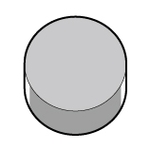 Round, Negative (RNGN120700S02025-PT600M) 