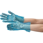 Thin Rubber Gloves, Polyethylene Gloves (One-side Embossed, 200 Pcs) (VERTE-504-SS)