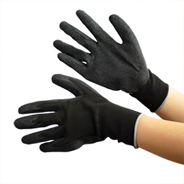 Work Gloves, High Grip, Natural Rubber Coated Gloves, MHG100 Size M/L