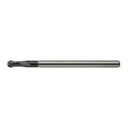 VF2SDBL, 2-Flute Impact Miracle Heavy-Duty Type Ball End Mill (S) Long Shank
