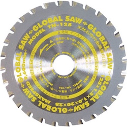 Global Saw Tip Saw (For Natural-Stone-Coated Metal Roof Tiles) (TN-125) 