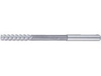 High-Speed Steel High Helical Reamer, Right Blade with 60° Left Spiral, 0.01 mm Unit Designation Model (HHHR-6.01) 