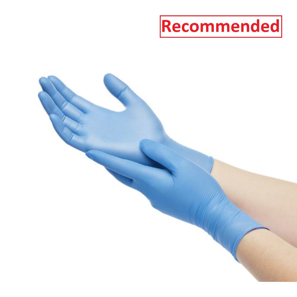 [New!] Disposable Nitrile Gloves, Powder Free, 4.7 g. "7.6.-/Pair"Image