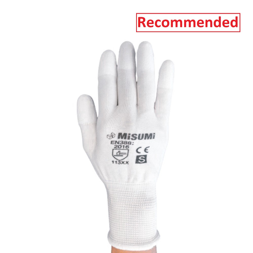 [Product on sale] PU Glove Top fit (White)Image