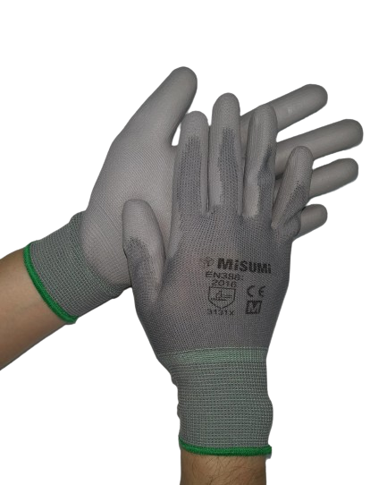 PU Glove Palm fit (Grey)