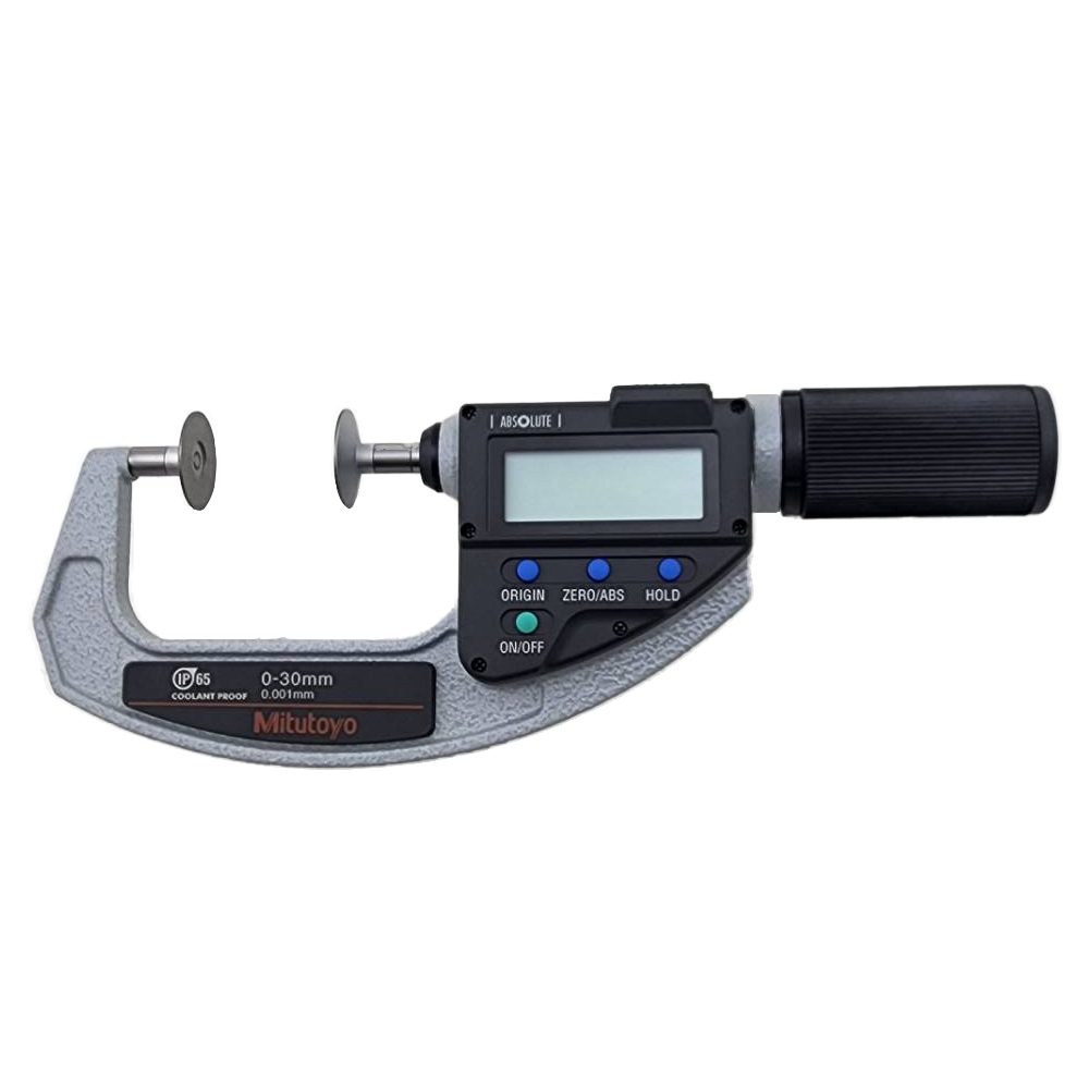 Disk Micrometers SERIES 369, 227, 169 — Non-Rotating Spindle Type (227-223) 