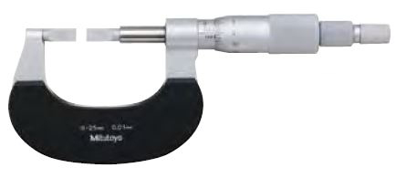 Blade Micrometer Series 422, 122 — Non-Rotating Spindle Type (122-107) 