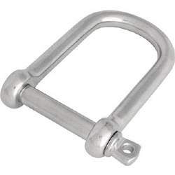 Long wide shackle made of stainless steel (A-1419)