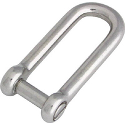 Long submersion shackle made of stainless steel (B-640)