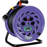 Indoor Retractable Single Phase 200 V Power Electric Cable Drum