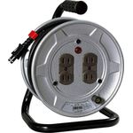 Retractable Electric Cord, Standard Type 100 V Drum, 2-Core 10 m