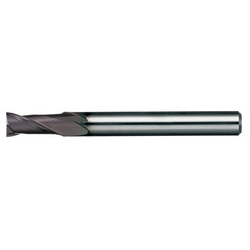 MSES230P MUGEN-COATING 2-Flute Sharp Edge Short End Mill (MSES230P-0.25) 