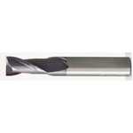 Carbide 2-Flute Square End Mill, Short Size (OES2S-0140) 