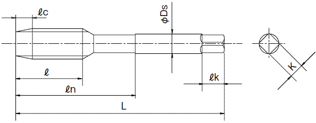 Spiral Tap Short Chamfer type with Long Shank_LT-SC-SFT | OSG | MISUMI ...