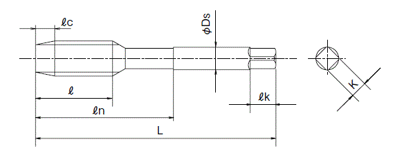 Spiral Tap TiN coated with Long Shank_TIN-LT-SFT | OSG | MISUMI Thailand