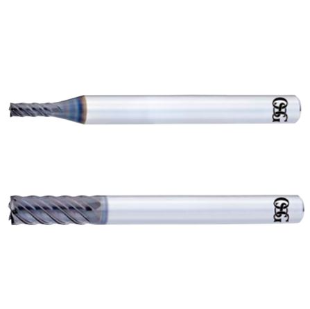 Short type carbide end mills for High-hardness steels_AE-MS-H (AE-MS-H-5) 