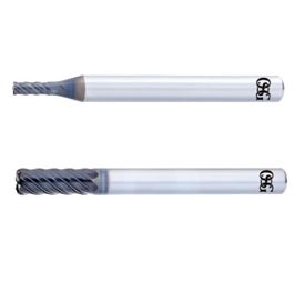Short type carbide end mills for High-hardness steels_AE-MS-H