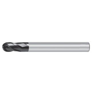 Hypro carbide endmill 4 flute ball nose with coating_TA-CMG-EBM-S