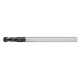 Hypro carbide endmill 2 flute long ball nose with coating_TA-CMG-EBDL-S (TA-CMG-EBDL-S-R4X12) 