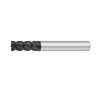 Hypro carbide endmill 4 flute unequal helix with coating TA-CMG-VMS (TA-CMG-VMS3XC0.1) 