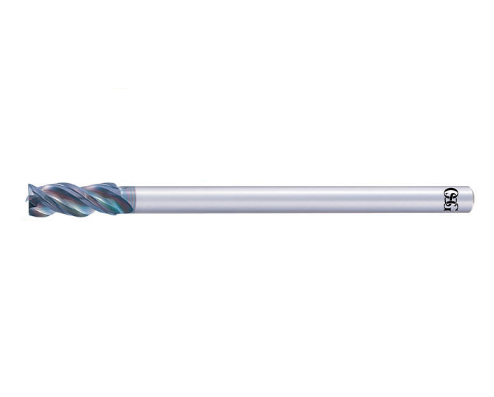 DLC Coated Carbide End Mill for Non-Ferrous Materials High Performance Type for Deep Side Milling_AE-VTFE-N