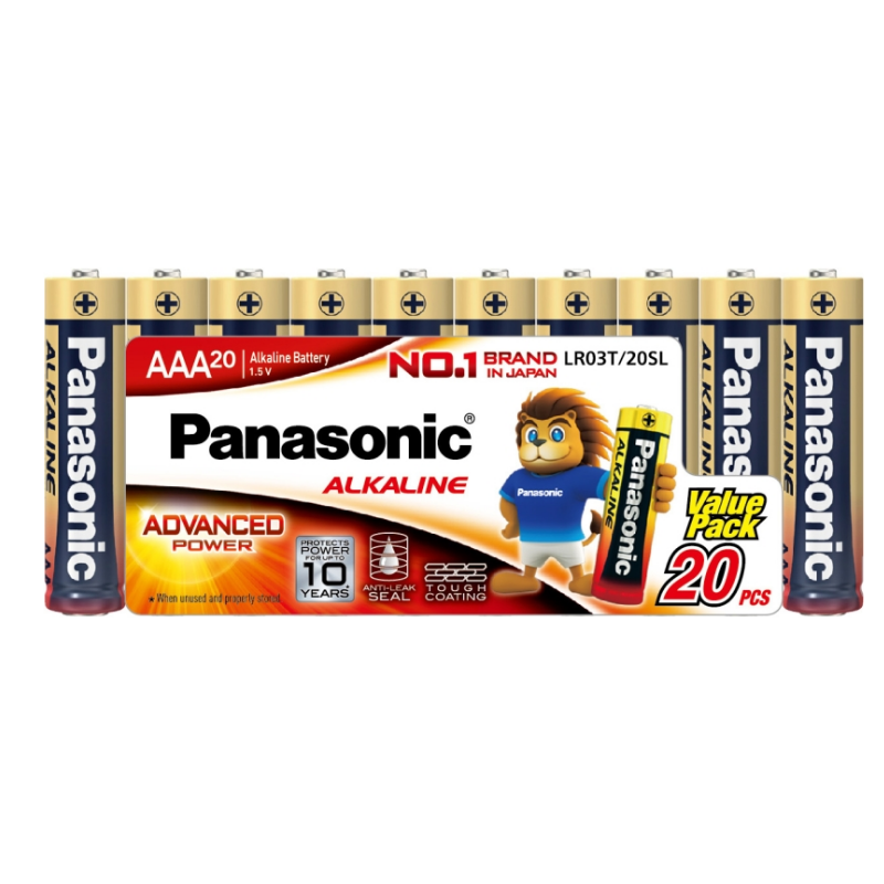 PANASONIC Alkaline Batteries AAA
