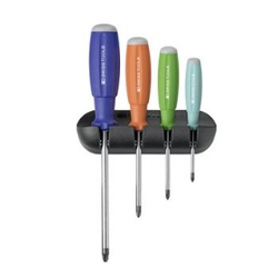 Colored Screwdriver Set With Wall Bracket PB 8243 RB
