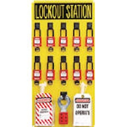 Lock And Key, Lock-Out Station Kit Part (11 Hooks)