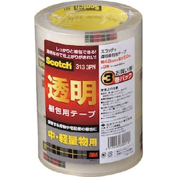 Scotch transparent packaging tape 313 series (For medium/light objects)