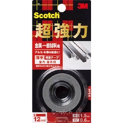 Scotch Extra-Strong Double Sided Tape, Metal / General Material-Use (PVG-19)