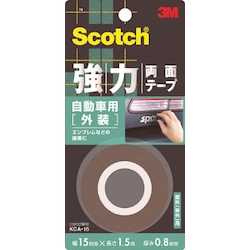 Scotch Extra-Strong Double Sided Tape, Automobile Exterior-Use