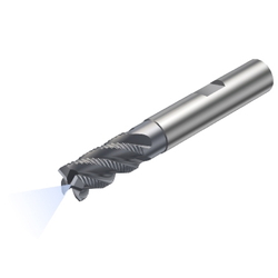 CoroMill Plura End Mill For Roughing, With Lubrication Hole R215.34 (Hardness < 28 HRC) 