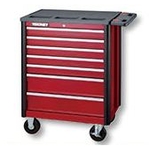 54066 Heavy Roller Cabinet 7 Stages (Red)