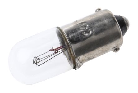 Light Bulb, BA9s Indicator Light, Clear, 24 V