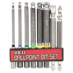 Hexagon Ball Point Bit Set (8 Piece Set)