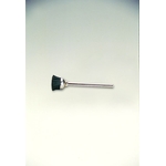 Miniature Black Bristle Shaft Mounted Cup Brush (MC-217) 