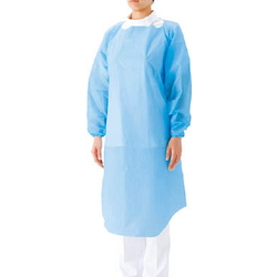 Plastic Gown, comes with elastic in sleeves