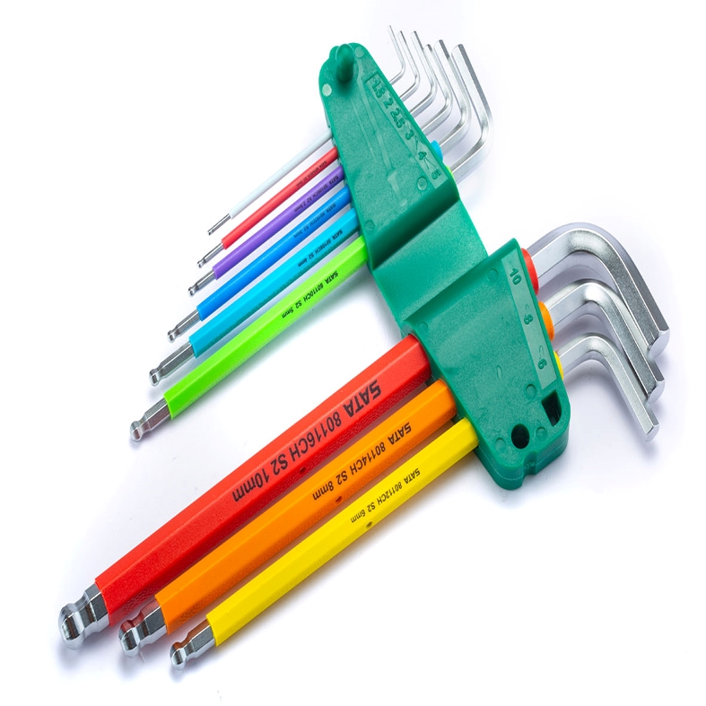 Sata Color Series Extra Long Ball Point Hex Key Set