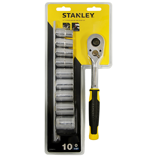 Stanley Socket Wrench Set and ratchet