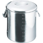 18-8 Deep Food Container with Scale (with Inner Lid)