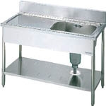 Stainless Steel One-Tank Sink with Drain SUS430 (S-1SC090B0B-L)