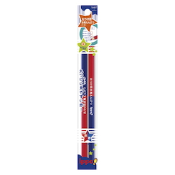 Pack of Two Red & Blue Pencils for Rounding