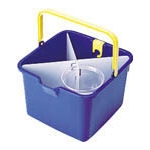 Bucket with Partition Rack