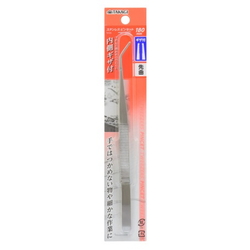 Stainless Steel Tweezers, With Serration, Curved Tip 180 mm TZ-25