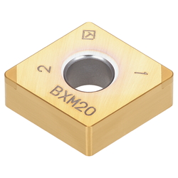 Turning Insert Diamond, with Hole, 80°, Negative, Multi-Corner (4QP-CNGA120408-BXC50) 