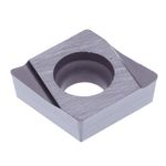 Turning Insert Diamond, with Hole, 80°, Positive 7°, CCGT0602○○R/L-W15 "for Finishing" (CCGT060204L-W15-GH110) 