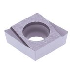 Turning Insert Diamond, with Hole, 80°, Positive 7°, CCGT09T30○R/L-W20 "for Finishing" (CCGT09T308L-W20-NS9530) 